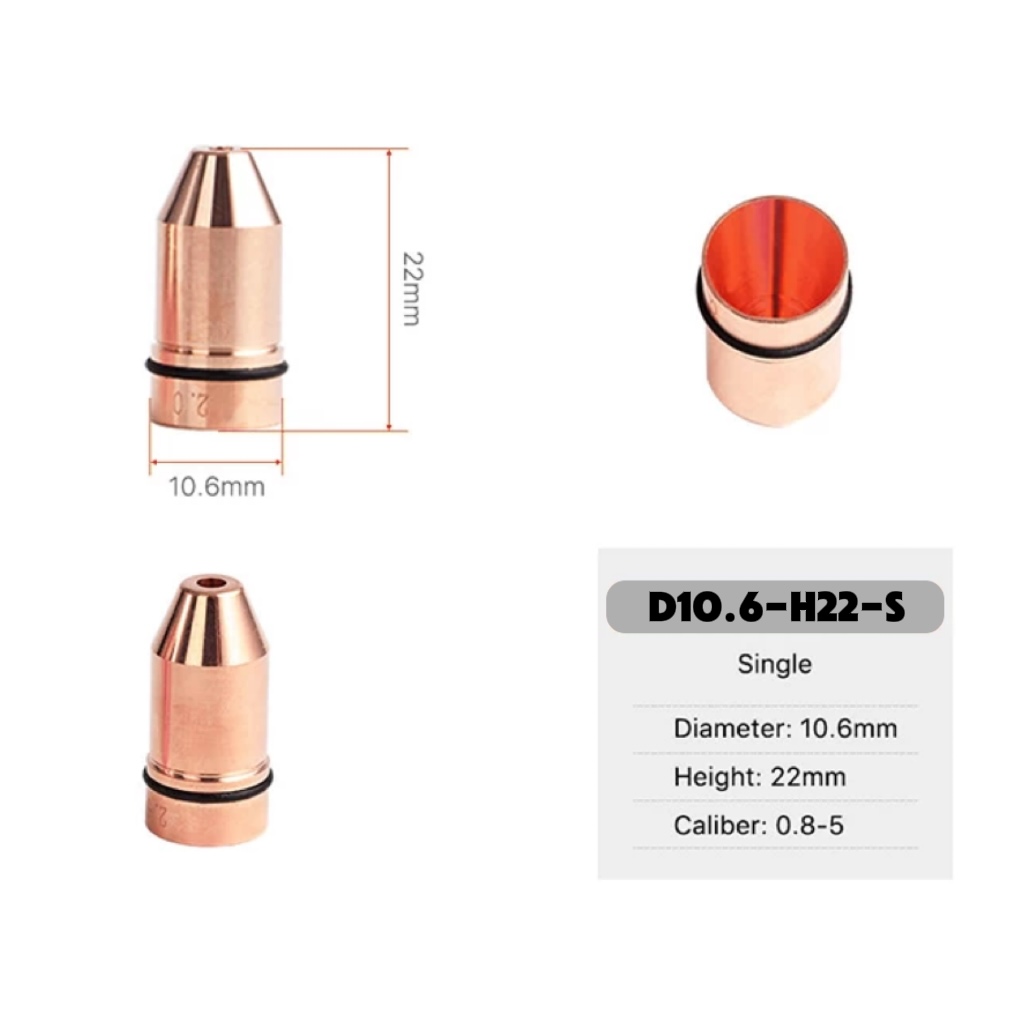 FMLN Bullet Series Laser Cutting Nozzles