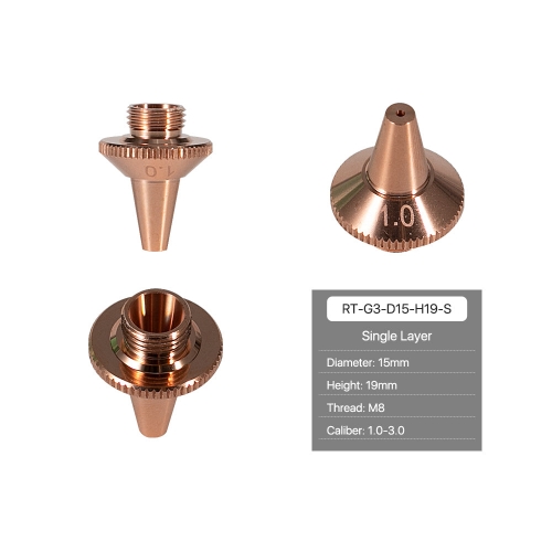 FMLN 3D M8 Series Laser Nozzles for 3D Laser Cutting