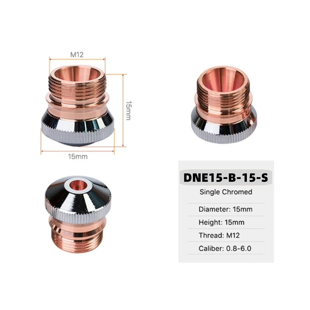 FMLN DNE B Type Laser Nozzles D15 H15 M12