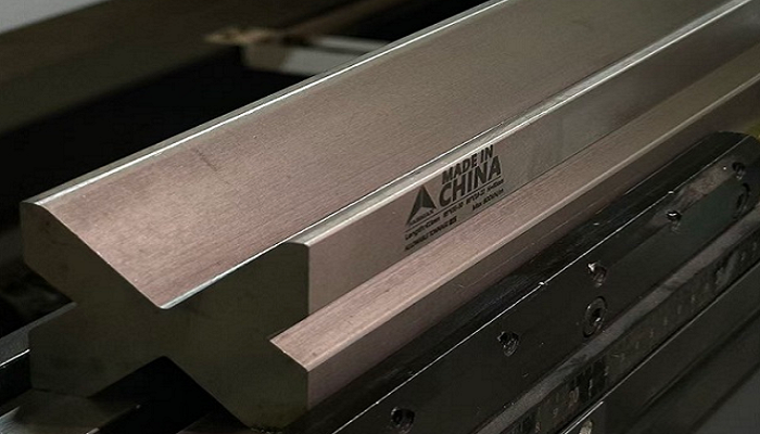 A set of precision Multi-V dies for press brake tooling